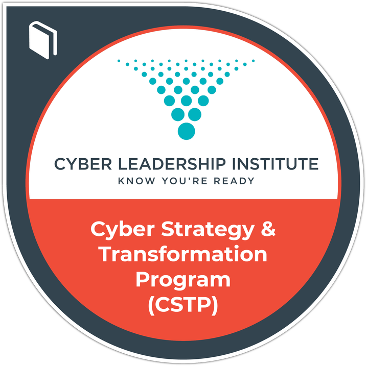 Cyber Strategy & Transformation Program badge on Credly