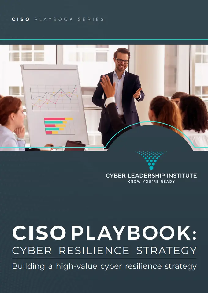 Cyber Resilience Strategy — CISO Playbook cover