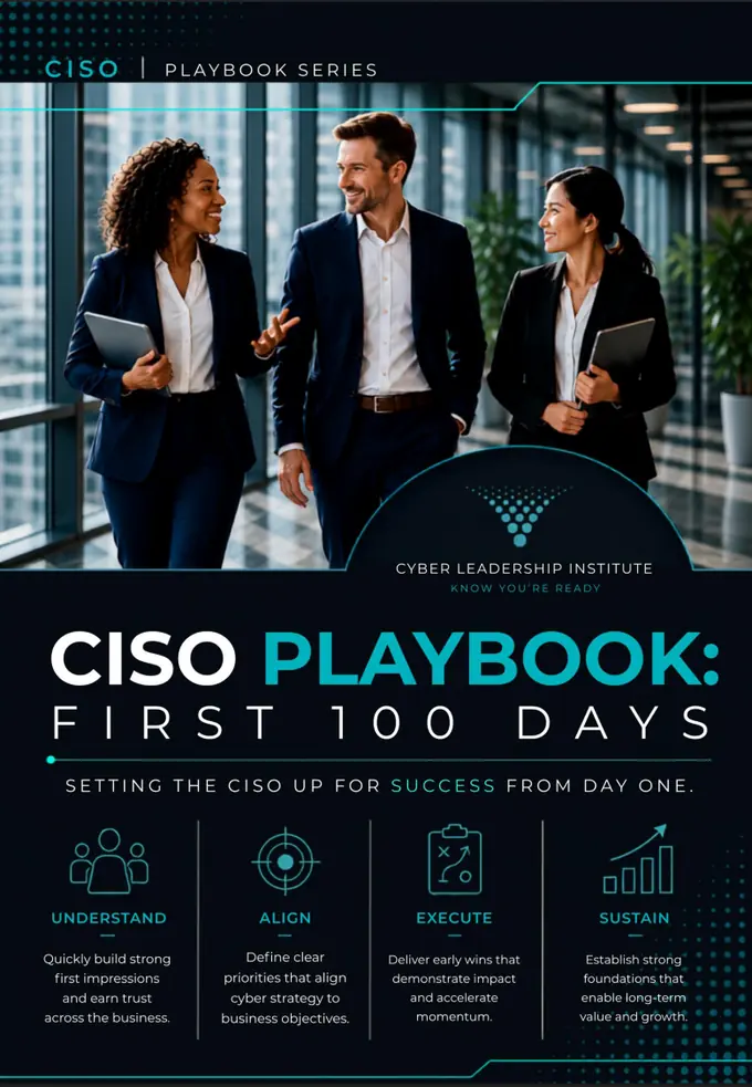 First 100 Days — CISO Playbook cover