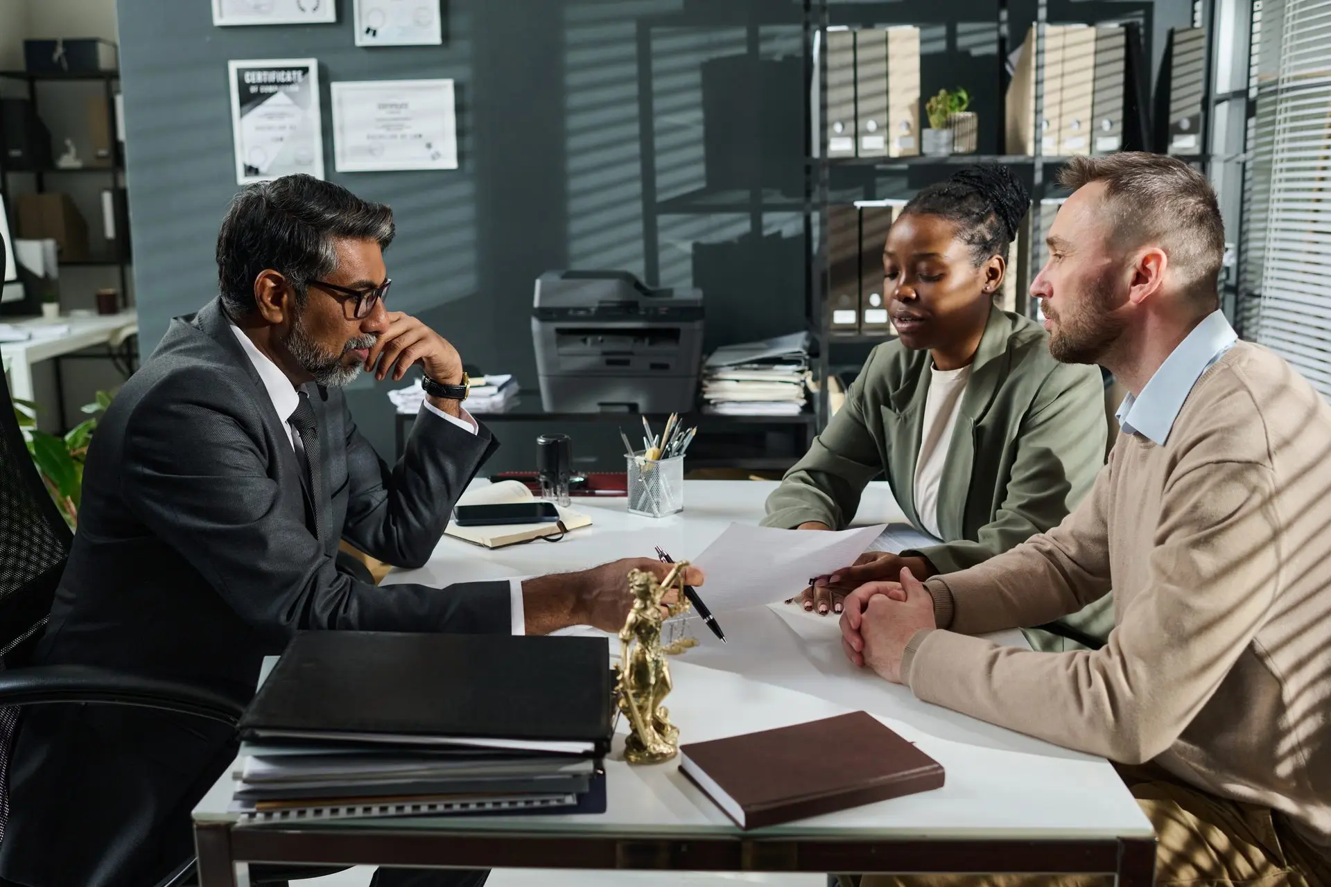 A team working through a cyber strategy roadmap